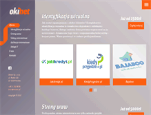 Tablet Screenshot of okinet.pl